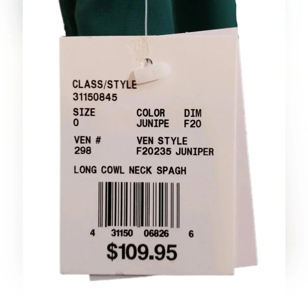 DB Studio, Size 0, Strappy Dress in Juniper Green - Picture 5 of 5